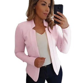 Blazer Feminino Primavera Manga Longa Slim OL Casual Arasco