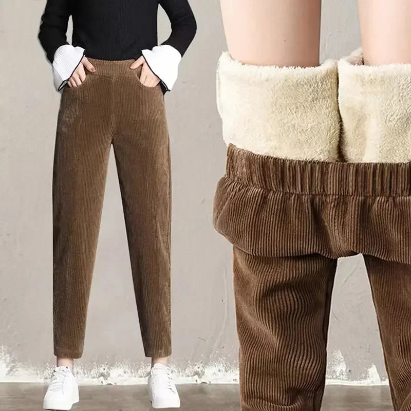 Calça Feminina Lã Grossa Quente